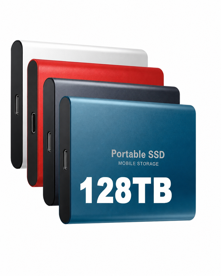 External SSD 128TB - Compact and Fast Portable Storage Drive 1