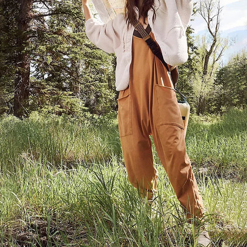 Laza & Stílusos Női Jumpsuit oldalzsebekkel – Narelle