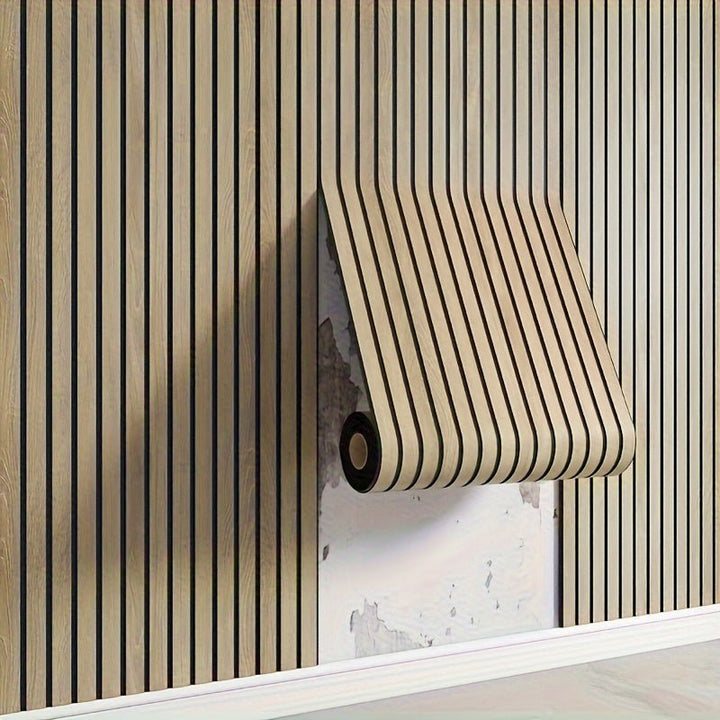 AA_Bad Conversion-3D Öntapadós Fali Panelek Valódi Fa Hatással - Wallvera