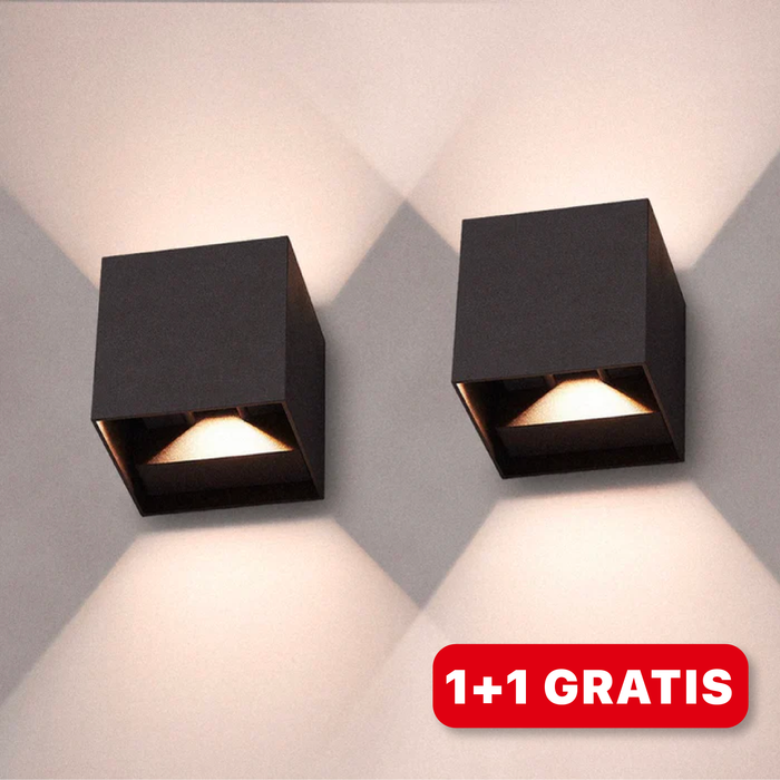 Stílusos LED Kocka Fali Lámpa - LumiCube
