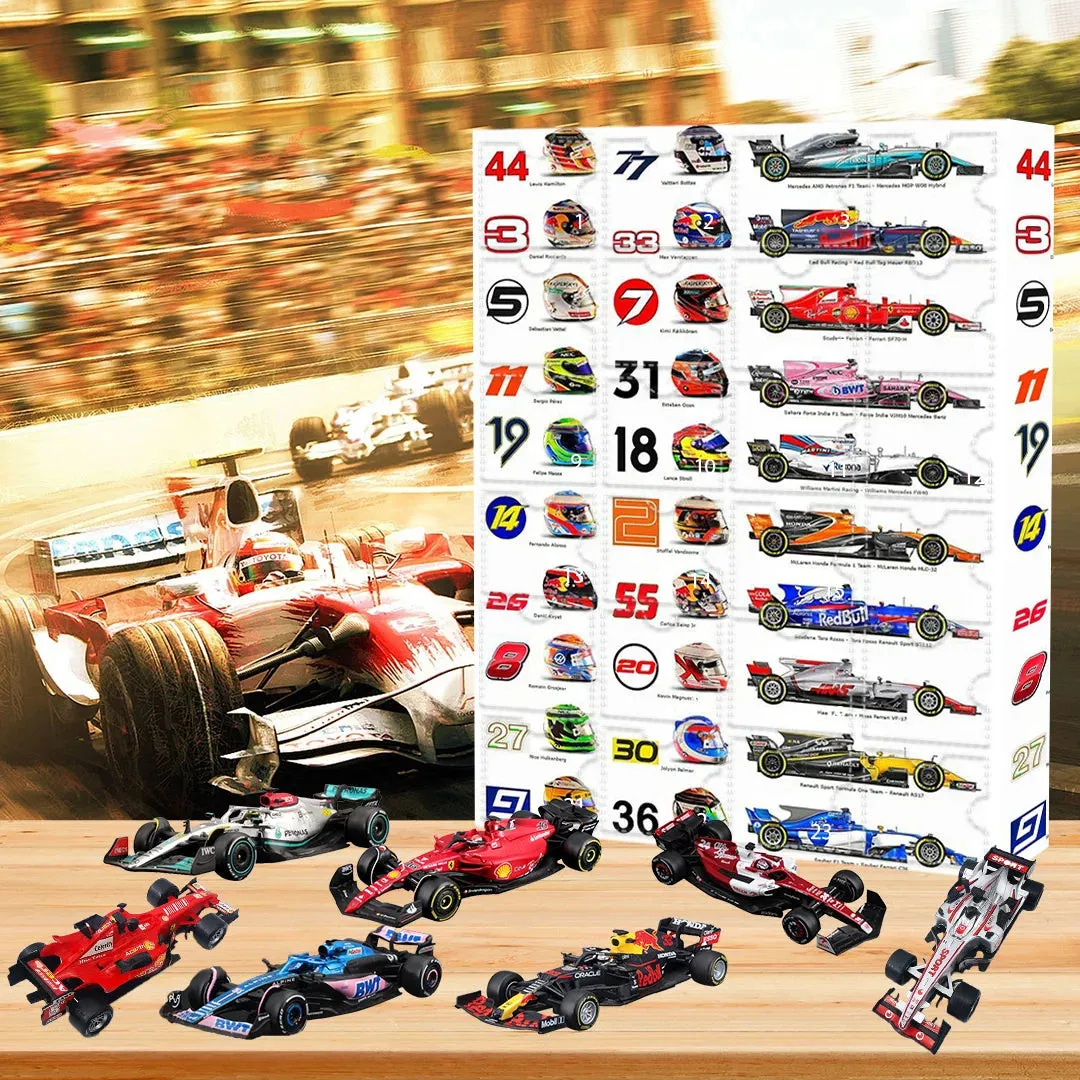 Forma-1-es adventi naptár gyűjtői darabokkal – igazi motorsport-rajongóknak