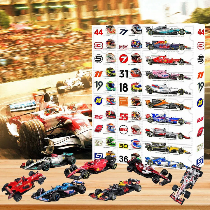 Forma-1-es adventi naptár gyűjtői darabokkal – igazi motorsport-rajongóknak
