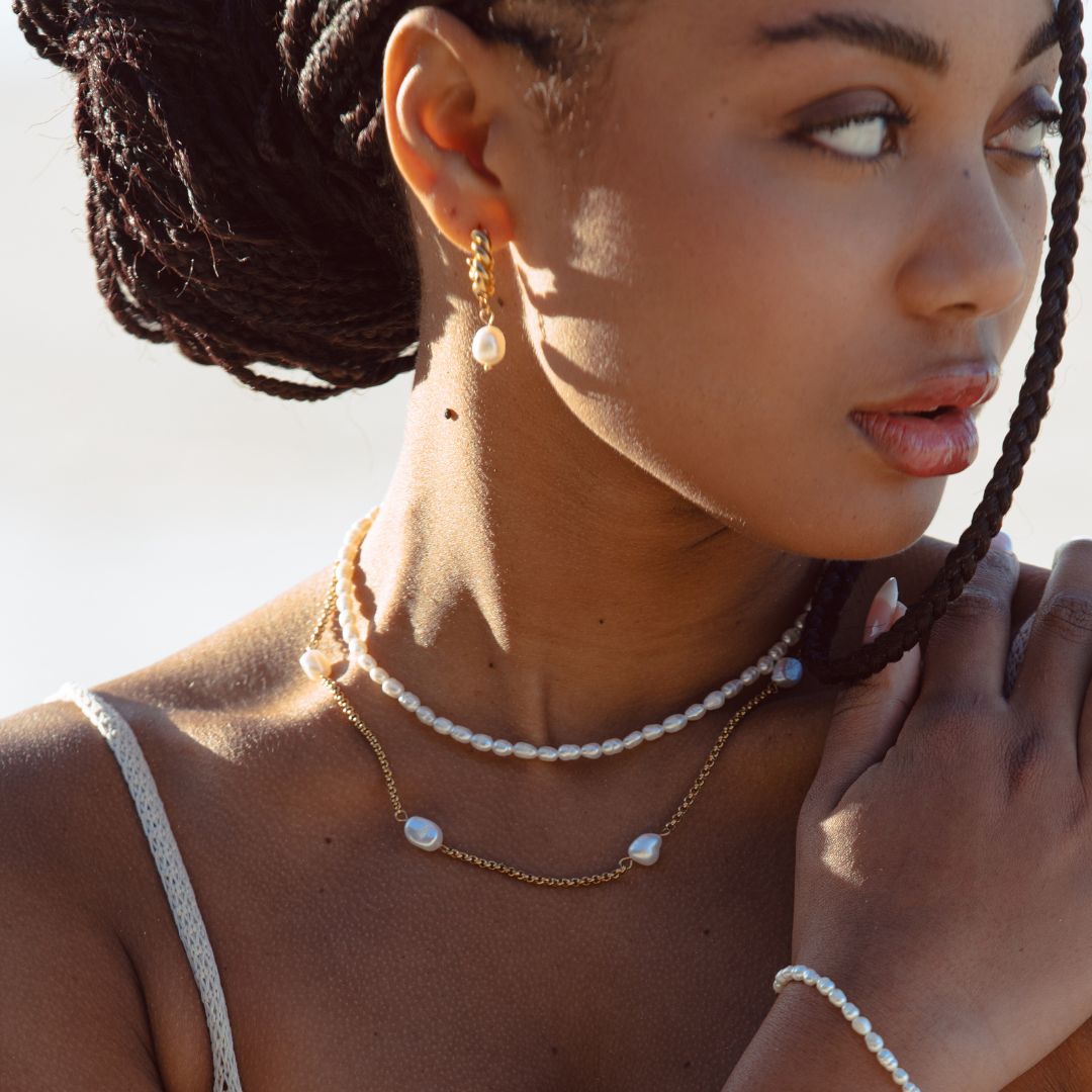Édesvízi gyöngy choker - Amélie