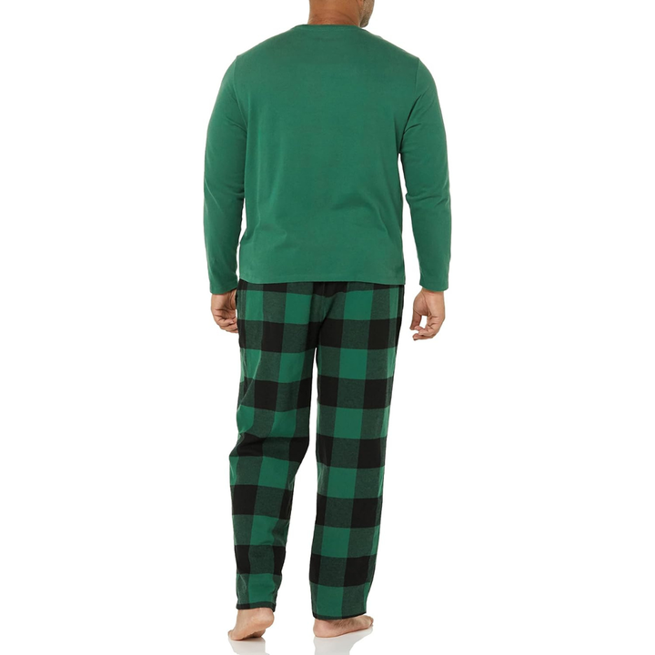 Puha Férfi Flanel Pizsama Szett - Gomez