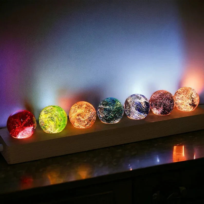 Fénylő Kozmikus Kristályok - AstroGlow Gömbök