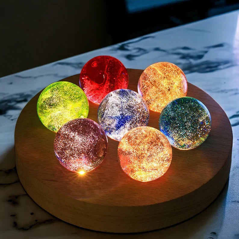 Fénylő Kozmikus Kristályok - AstroGlow Gömbök