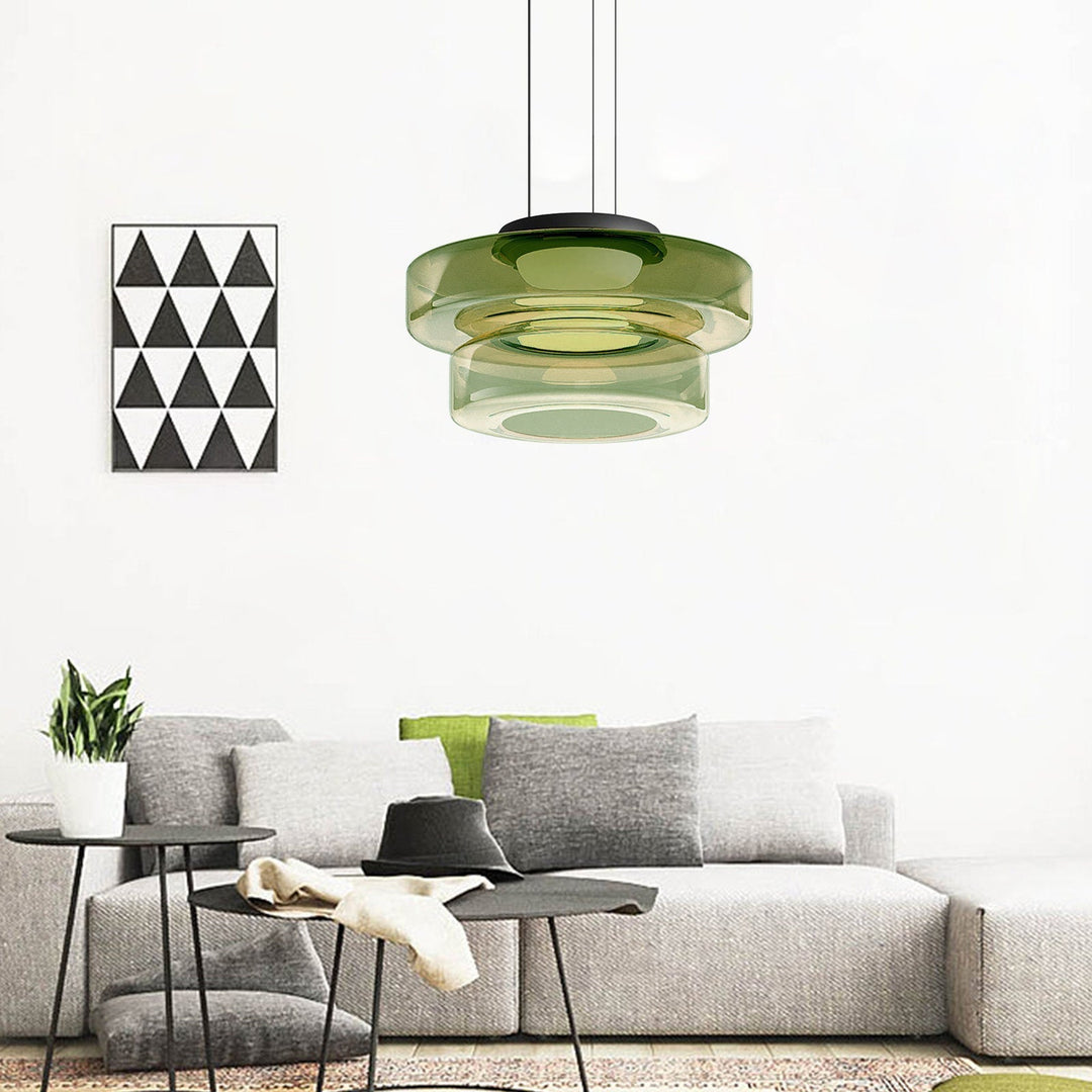 AA NOT AVAIALBLE Modern üveg függőlámpa Bauhaus stílusban - AuroraSphere