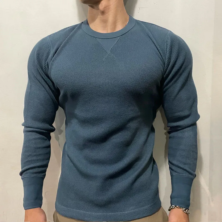 Férfi Muscle Fit Őszi Pulóver - Bravone