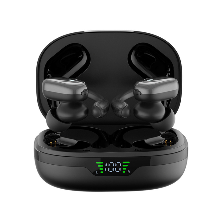 Bluetooth 5.3 Sport Fülhallgató Mikrofonnal, LED Tokkal és 75 órás Lejátszással – 1+1 INGYEN