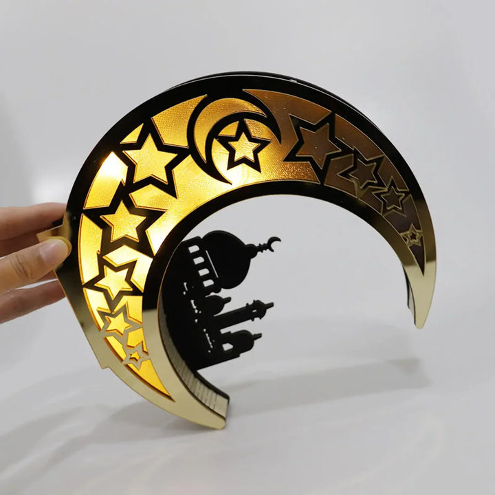 Ünnepi Holdformájú LED Lámpa - LunarShine
