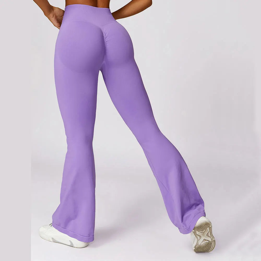 Zökkenőmentes Flared Jóga Leggings - Elara