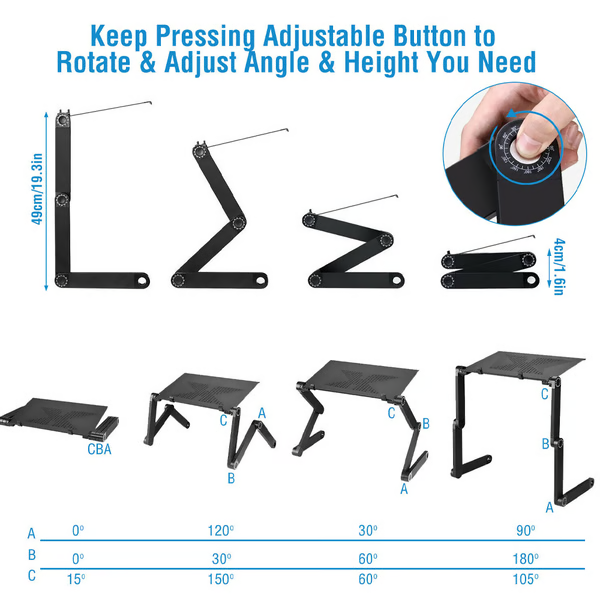 360° Ergonomikus Laptop Állvány - FlexStand