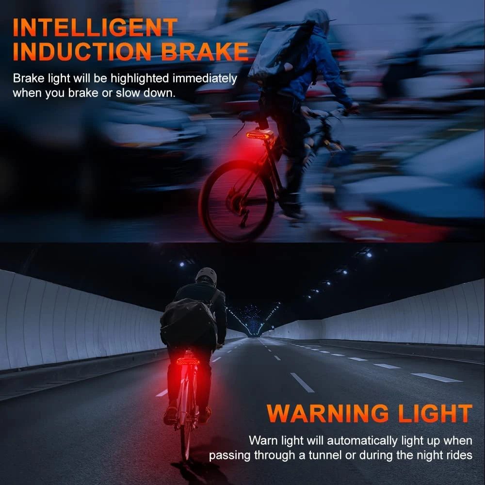 Okos hátsó lámpa riasztó - BikeGuard™