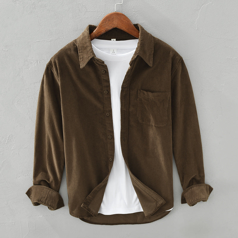 Corduroy Férfi Ing Hosszú Ujjú – Arvid