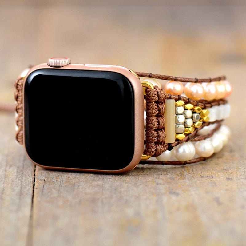 Édesvízi gyöngy Apple Watch Hurok szíj - Elvianne