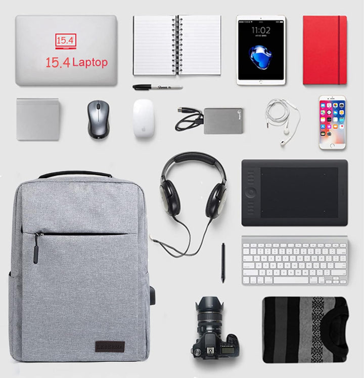 Vékony vízálló laptop hátizsák USB-porttal