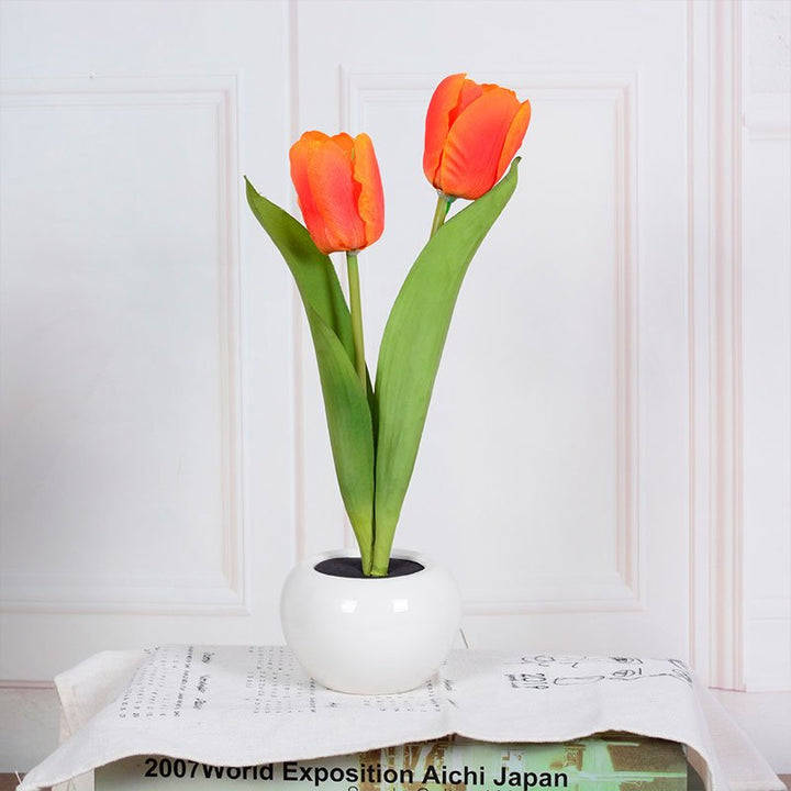 Dekoratív LED Tulipán Asztali Lámpa – Florima