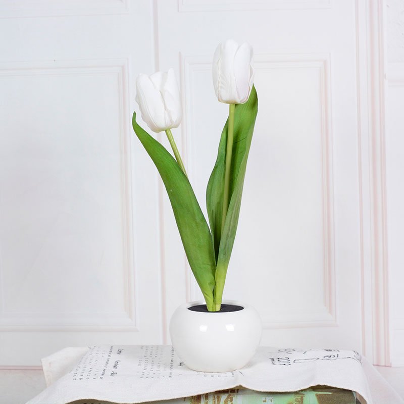 Dekoratív LED Tulipán Asztali Lámpa – Florima