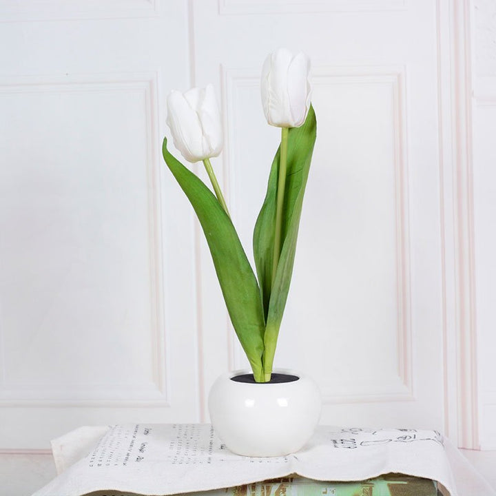 Dekoratív LED Tulipán Asztali Lámpa – Florima