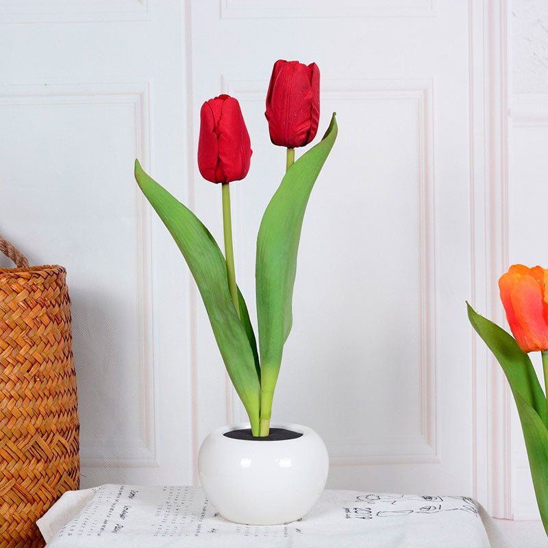 Dekoratív LED Tulipán Asztali Lámpa – Florima