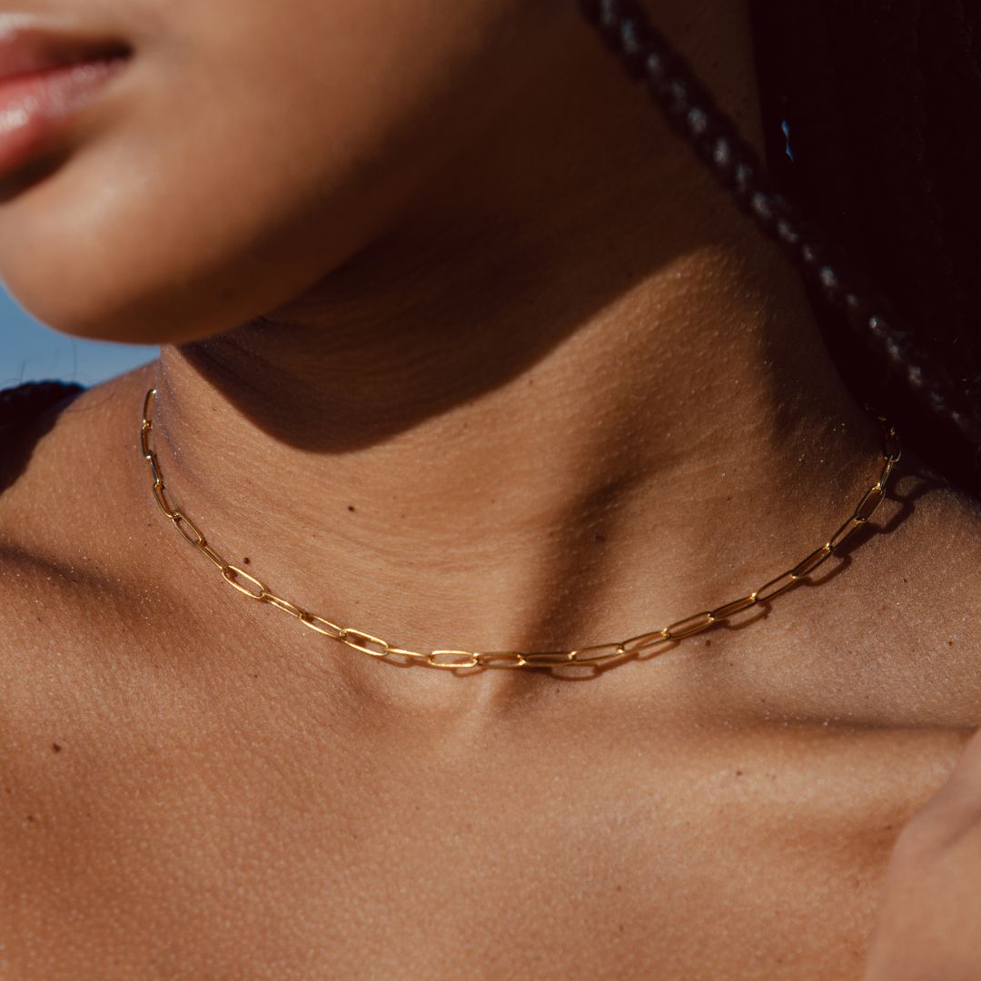 Paperclip Choker Nyaklánc - Lina