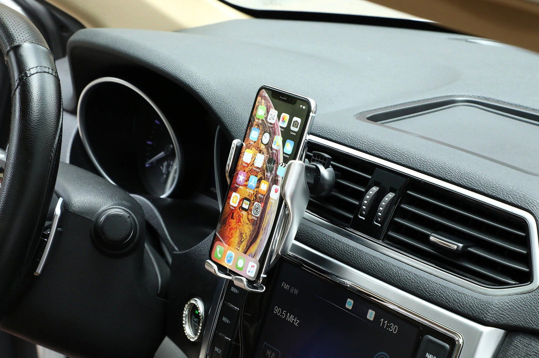 Automatikus telefon-tartó vezeték nélküli töltővel – GripCharge