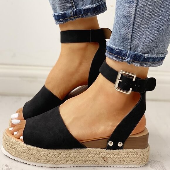 Divatos Női Espadrille Nyári Szandálok – Liv