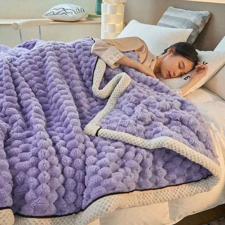 Két rétegű Coral Velvet takaró őszre és télre – TurtleWarm