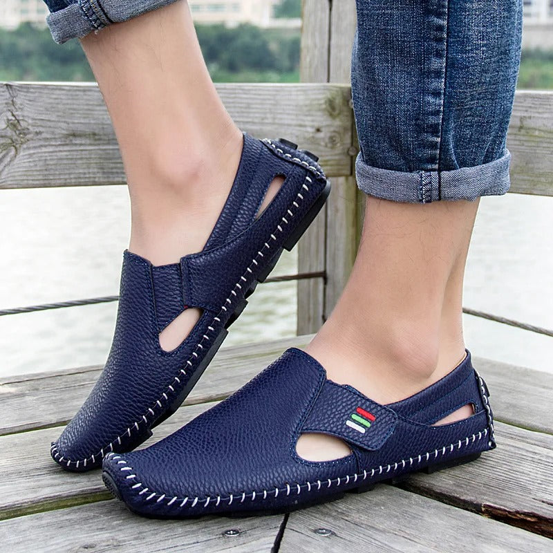 Kényelmes Slip-On szabadidőcipő férfiaknak – Könnyű és lélegző – Matteo