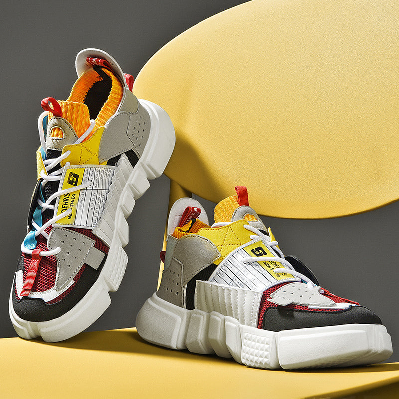 AA_Bad Conversion-Trendi Városi Férfi Sneakers - Mason
