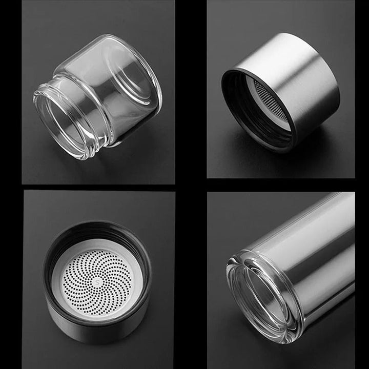 Üveg Hőtartó Flask - ClearTherm