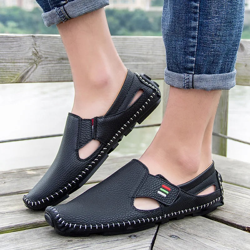 Kényelmes Slip-On szabadidőcipő férfiaknak – Könnyű és lélegző – Matteo