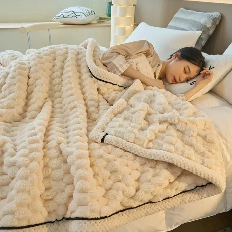 Két rétegű Coral Velvet takaró őszre és télre – TurtleWarm