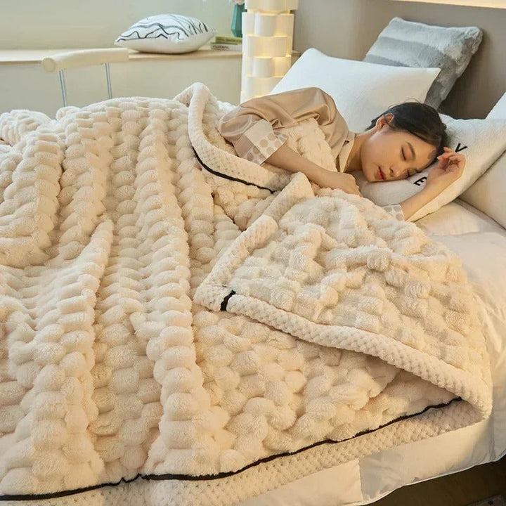 Két rétegű Coral Velvet takaró őszre és télre – TurtleWarm