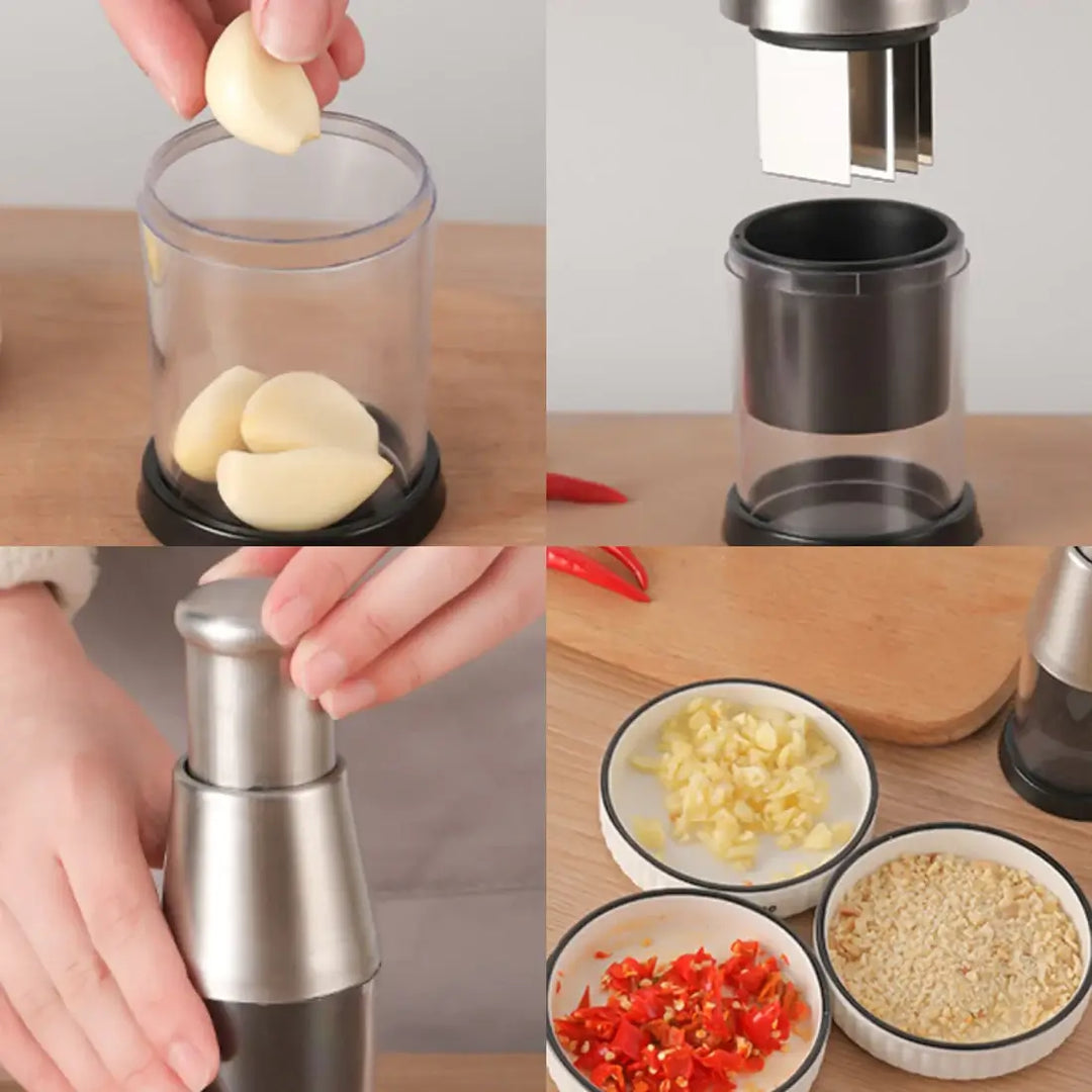 Kézi Rozsdamentes Acél Zöldségszeletelő - ChefChop Pro