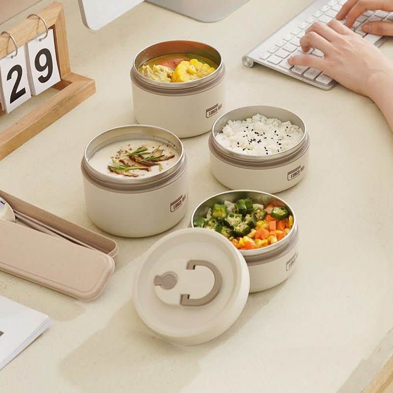 Hordozható Szigetelt Ételtároló Készlet - LunchMate