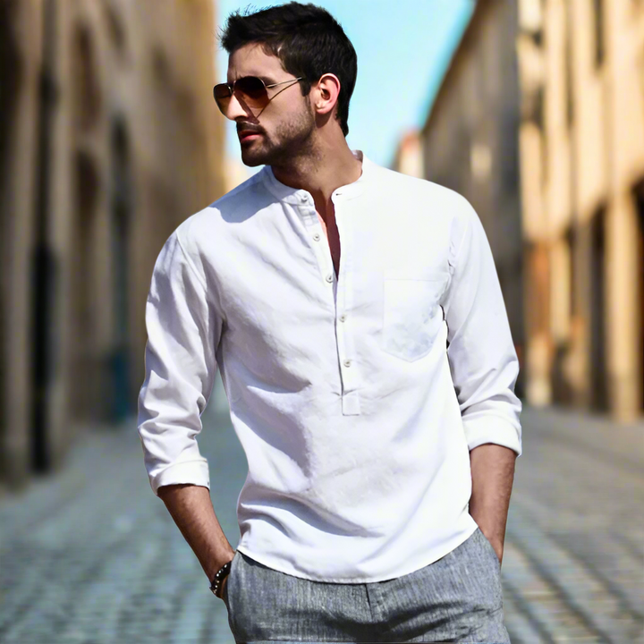 Laza Vászon Férfi Ing – Thiago