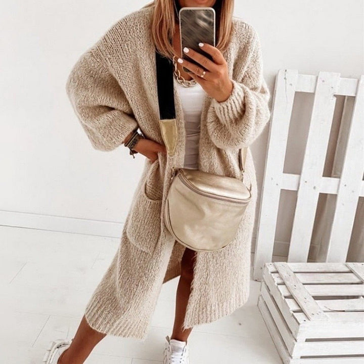 Puha kötött oversized női kardigán - Sienna