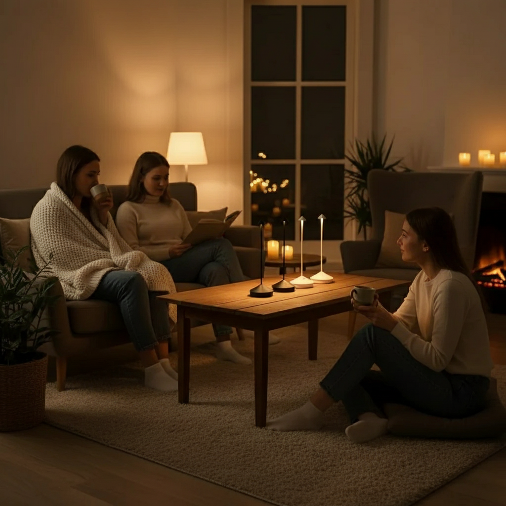 ClarityGlow – Vezeték nélküli LED asztali lámpa
