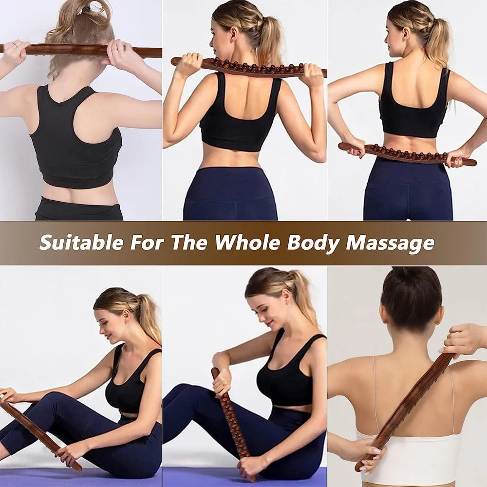 AA NOT AVAILABLE Gua Sha Terápiás Pálca - TheraWood