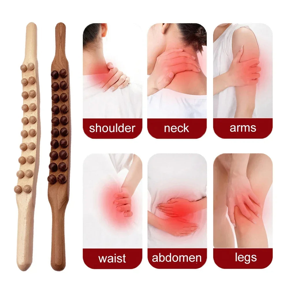 AA NOT AVAILABLE Gua Sha Terápiás Pálca - TheraWood