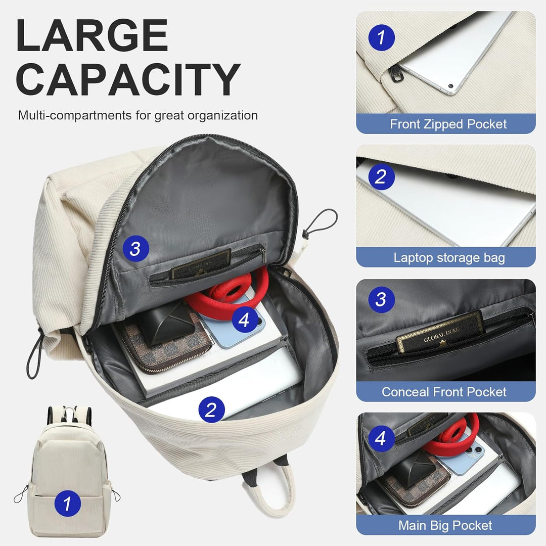 Könnyű, vízálló laptop hátizsák, több zsebbel – 15,6” TravelPro sorozat