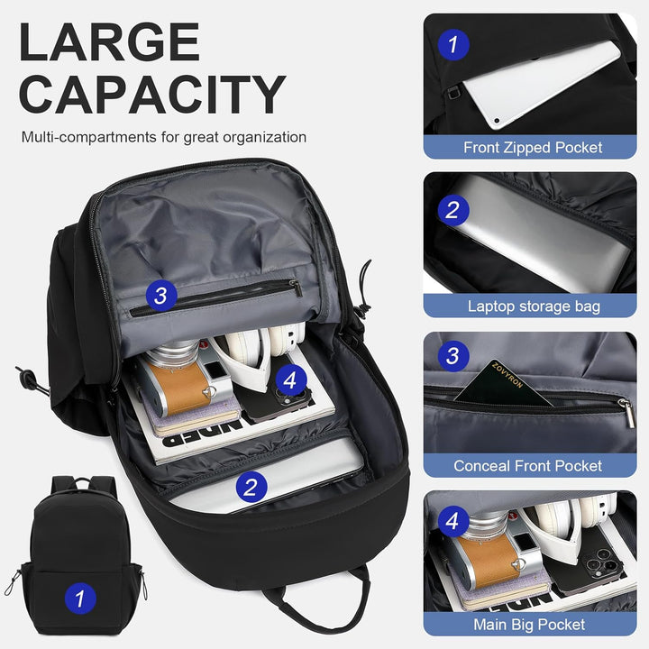 Könnyű, vízálló laptop hátizsák, több zsebbel – 15,6” TravelPro sorozat