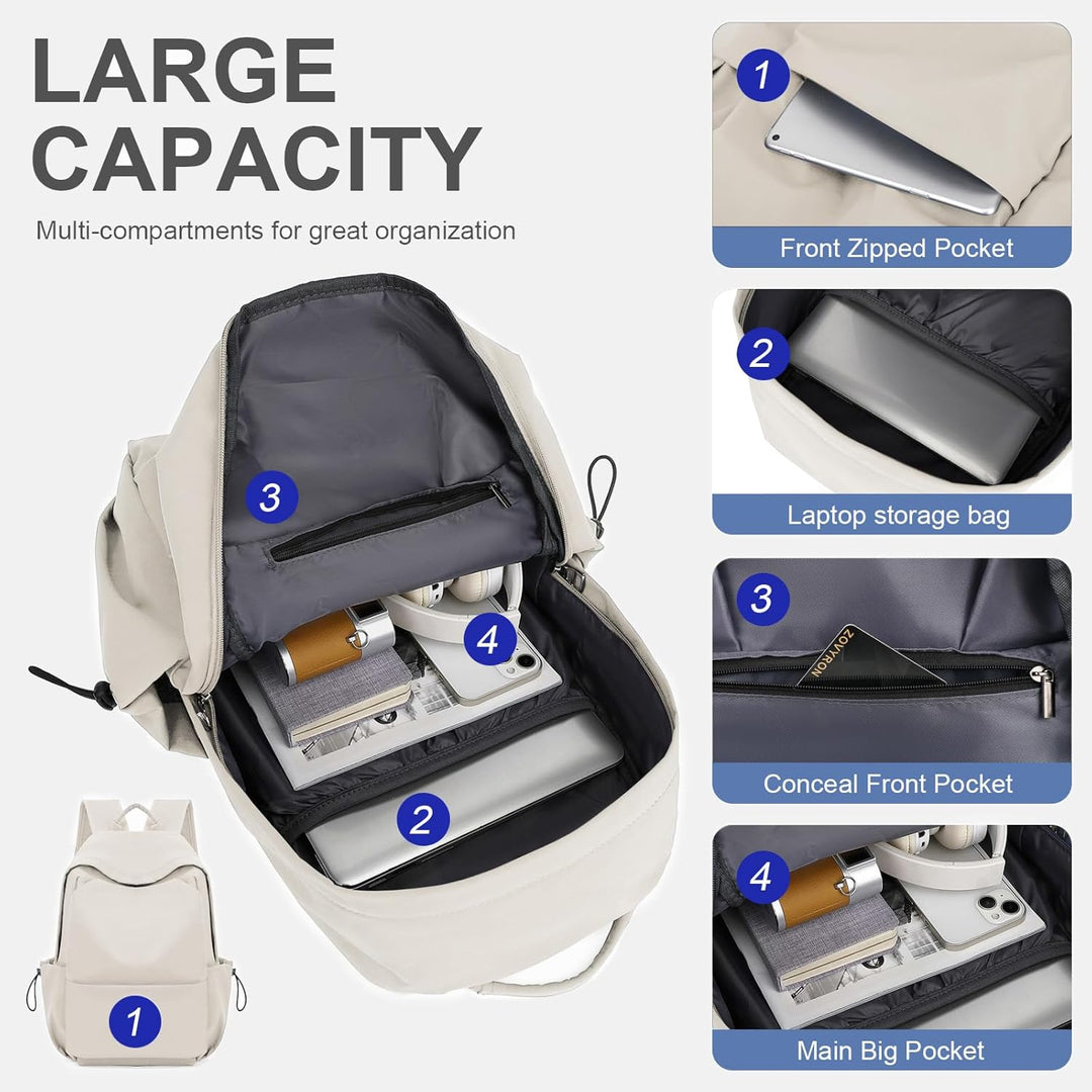 Könnyű, vízálló laptop hátizsák, több zsebbel – 15,6” TravelPro sorozat