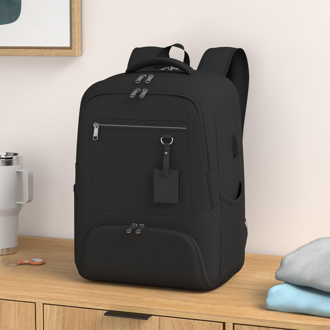 AA OOS Vízálló Laptop és Ebéd Táska USB Porttal – Többrekeszes Utazótáska