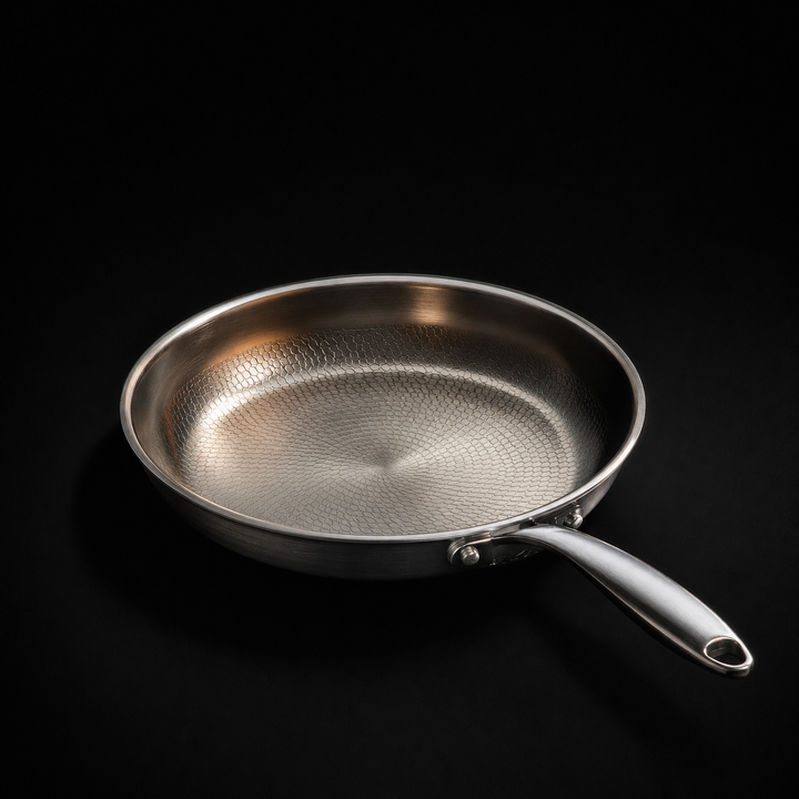 Hand-Hammered Titanium Pan Set - 3 Pieces, PFAS-Free 6