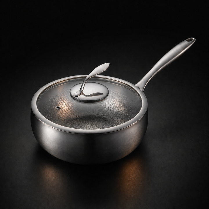 Hand-Hammered Titanium Sauté Pan, PFAS-Free 2