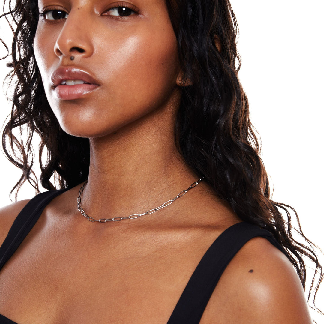 Paperclip Choker Nyaklánc - Lina