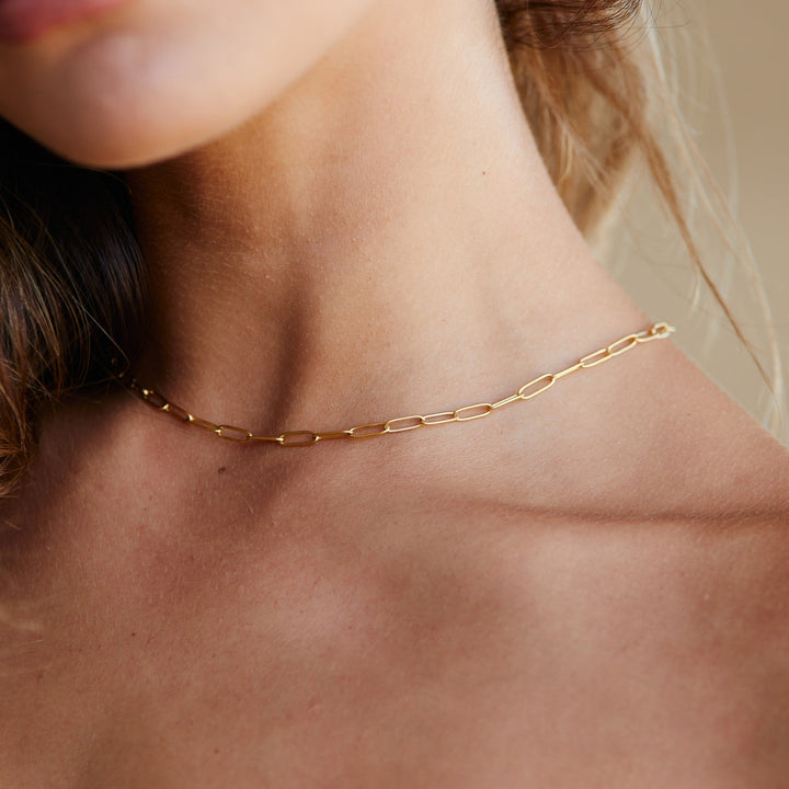 Paperclip Choker Nyaklánc - Lina
