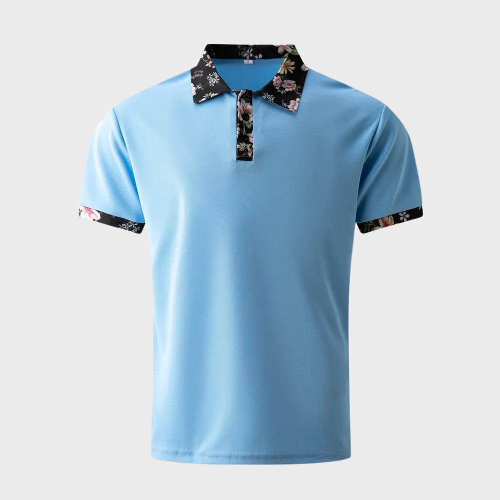 AA_Bad Conversion-Férfi Polo Diszkrét Mintával - Noah